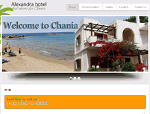 Tablet Screenshot of alexandra-hotel.gr